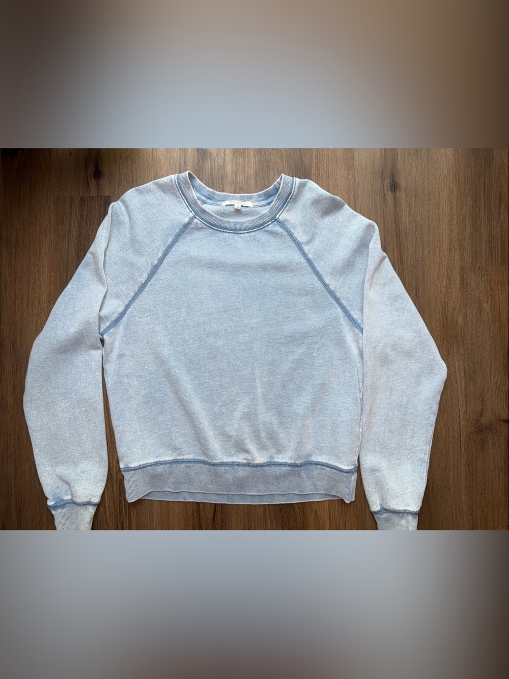Z Supply Light Blue Crewneck Sweatshirt